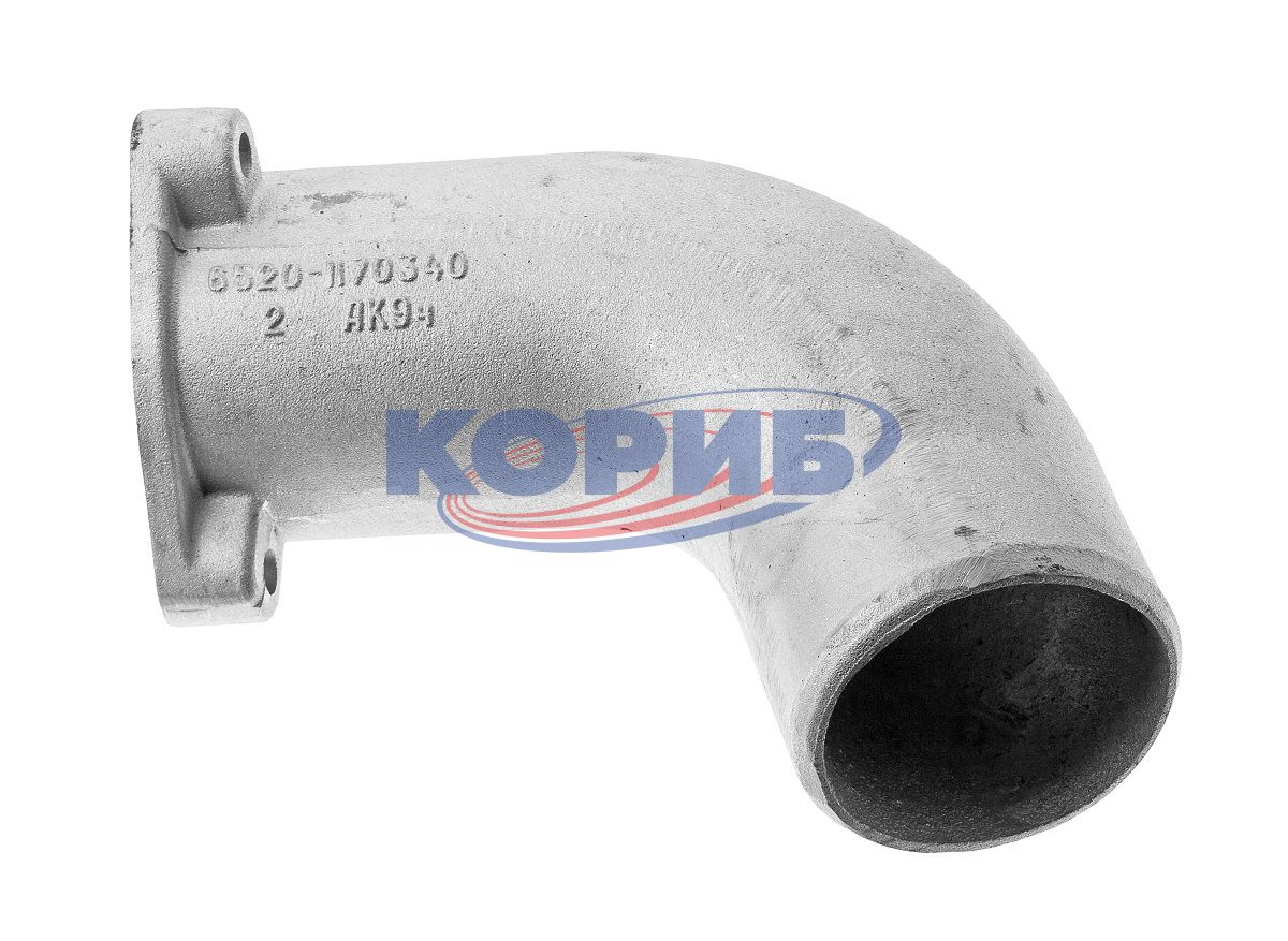 6520-1170340 – патрубок правый теплообменника (ПАО КАМАЗ) для КАМАЗа, 6520-1170340