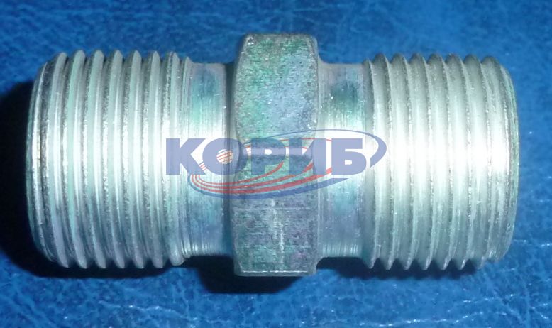 864814 – Штуцер М18-М18 проходной (PRC) для КАМАЗа, 864814
