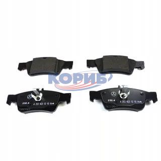 A0084206520 – Комплект тормозных колодок на одну ось (Daimler) (MERCEDES – BENZ) для КАМАЗа, A0084206520