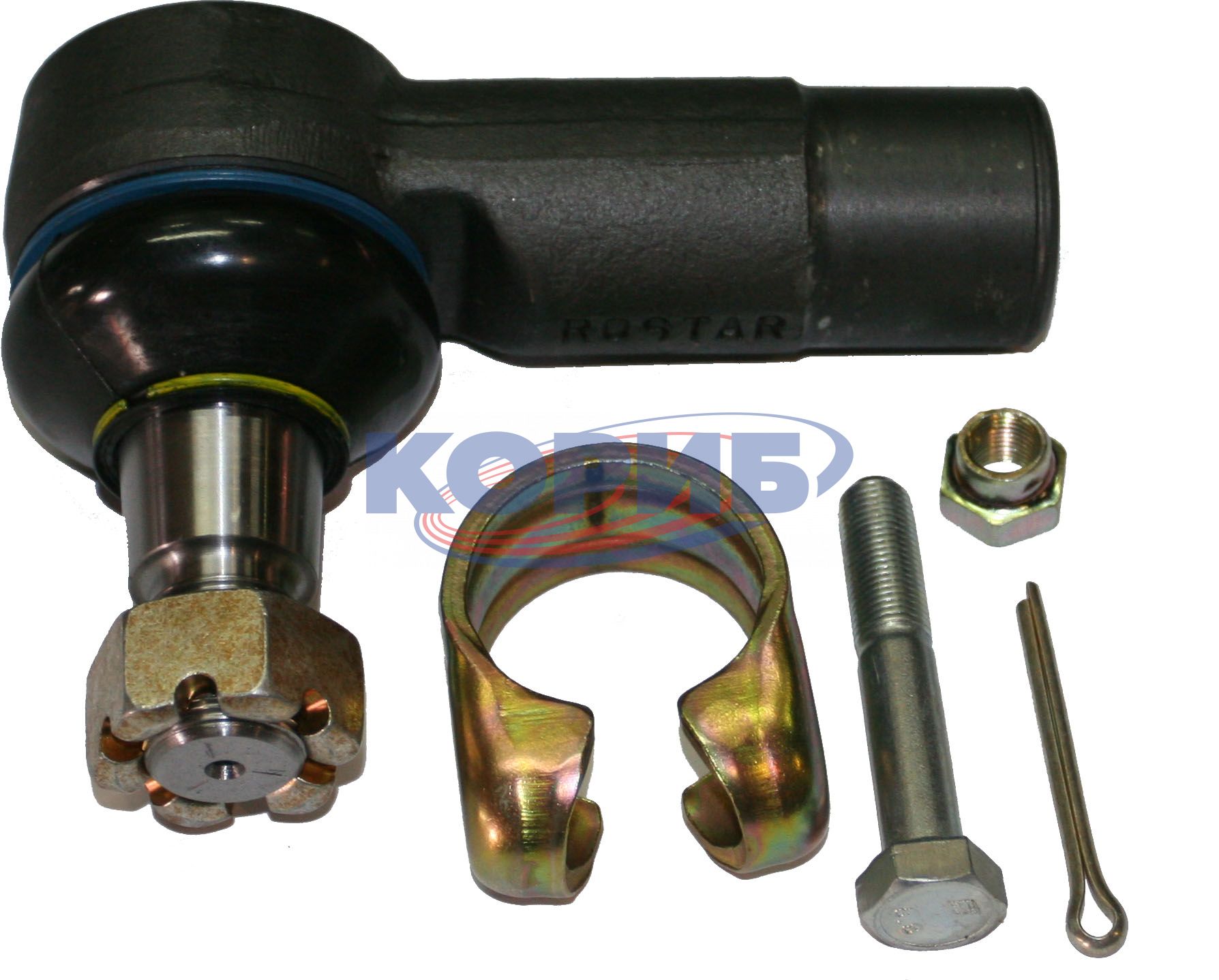 R180-3414063 – Наконечник рулевой левый М30х1,5 (Ростар) для КАМАЗа, R180-3414063