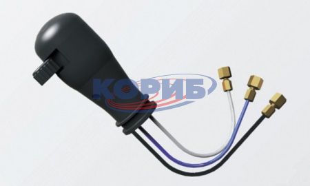 Р412-1703007-11 – Рукоятка переключения делителя трехтрубная (угловой фитинг) (Ростар) для КАМАЗа, Р412-1703007-11