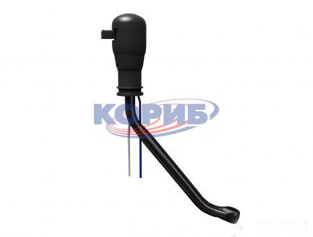 412-1703007-40 – Рукоятка переключения делителя с рычагом двухтрубная (Ростар) для КАМАЗа, 412-1703007-40